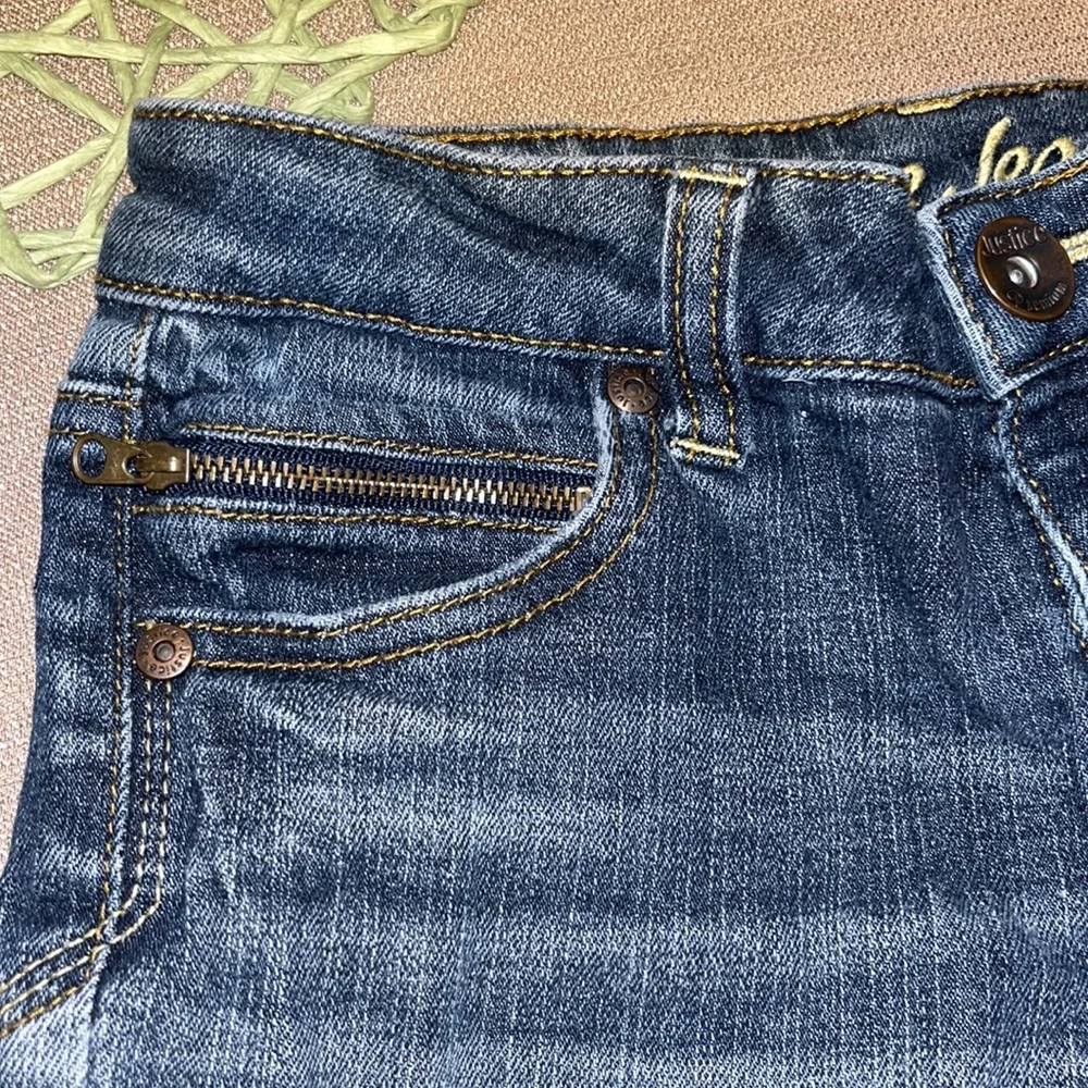 Justice Girls Rolled Bottom Jean Shorts sz 10